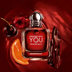 Armani Bea Stronger With You Powerfully Eau de Parfum travel spray with Mandarin and Cherry accord