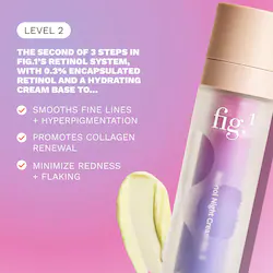 Fig.1 0.3% Retinol Refillable Night Cream for Fine Lines + Wrinkles