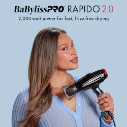 BaBylissPRO Nano Titanium High-Speed Rapido 2.0 Hair Dryer with Diffuser