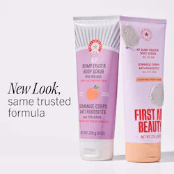 First Aid Beauty KP Bump Eraser Body Scrub with 10% AHA – Peach