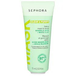 SEPHORA COLLECTION CLEAR & PURIFY - Detox Mask & Scrub with Mandelic Acid