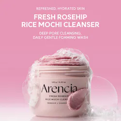 Arencia | Fresh Rosehip Rice Mochi Foaming Cleanser with Pink Aloe Vera for Dry and Sensitive Skin
