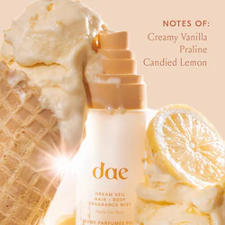dae | Sephor Dream Veil Hair & Body Fragrance Mist Vanilla Dae Beam with Candied Lemon and Praline