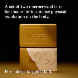 Soft Services Soft Services x Vacation® — "VACATION" Buffing Bar Exfoliating Body Bar (2-pack) with Coconut, Pinea