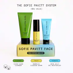 SOFIE PAVITT FACE 3 Step Acne-Safe Clear Skin System with Mandelic Acid