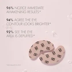 Dolce&Gabbana | Sepho No-Puff Caffeine Eye Patches Depuffing & Brightening Gel Pads with Adenosine
