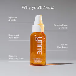 UNITE Hair U Oil Hydrating Argan Hair Oil for High-Shine Finish