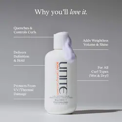 UNITE Hair BOING Defining Curl Cream for Definition, Flexible Hold, & Frizz Control